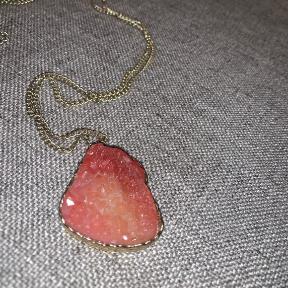 Jewelry - Druzy Pendant Necklace